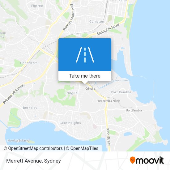 Merrett Avenue map
