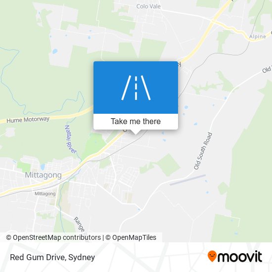 Red Gum Drive map