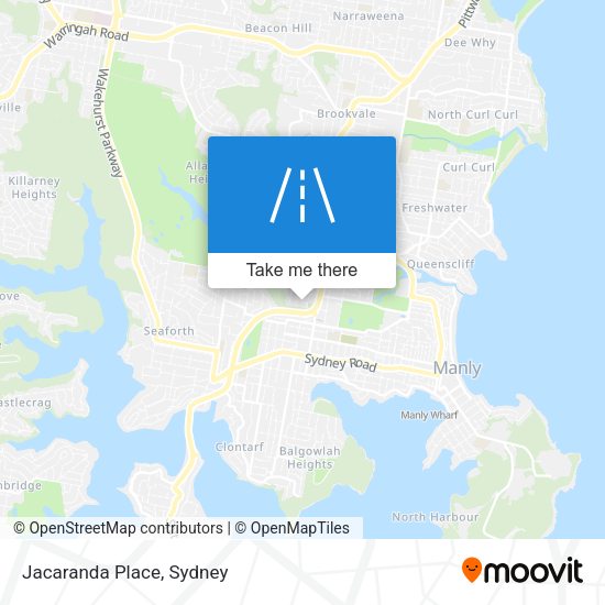 Jacaranda Place map