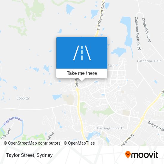 Taylor Street map