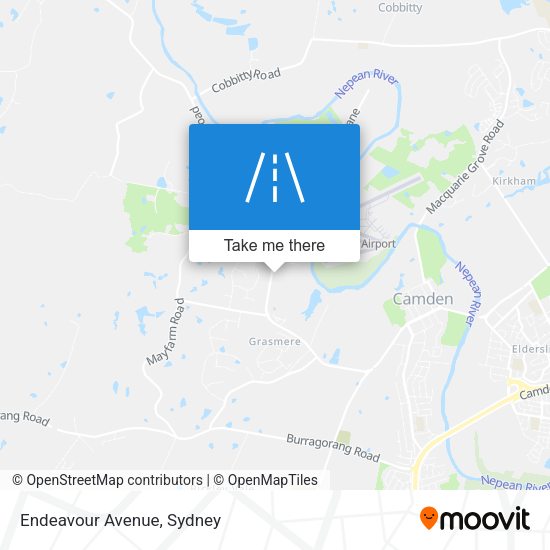 Endeavour Avenue map