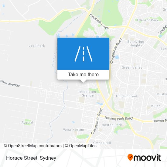 Horace Street map