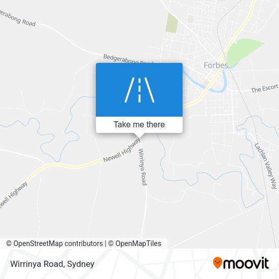 Wirrinya Road map