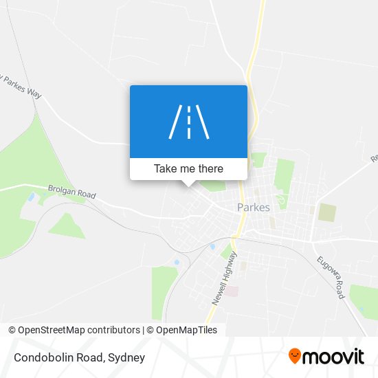 Mapa Condobolin Road