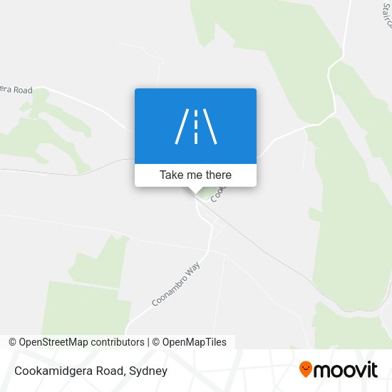 Cookamidgera Road map
