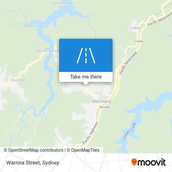 Warrina Street map
