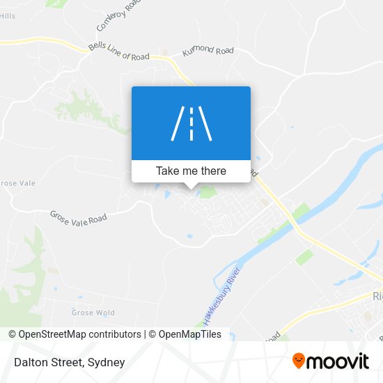 Dalton Street map