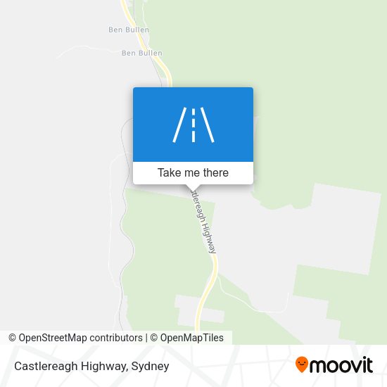 Castlereagh Highway map