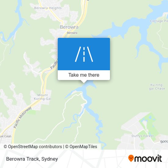 Berowra Track map
