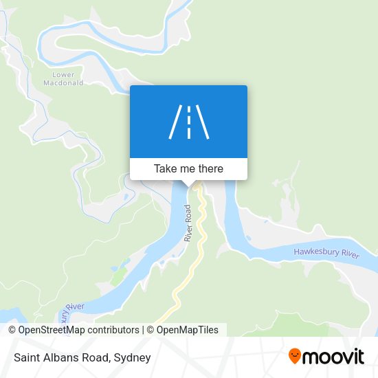 Saint Albans Road map