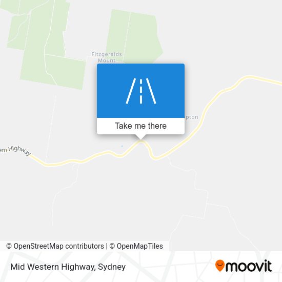 Mid Western Highway map