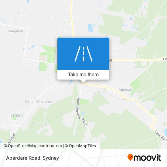 Aberdare Road map