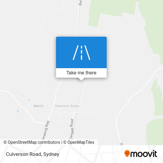 Culverson Road map