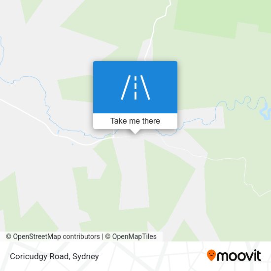 Coricudgy Road map