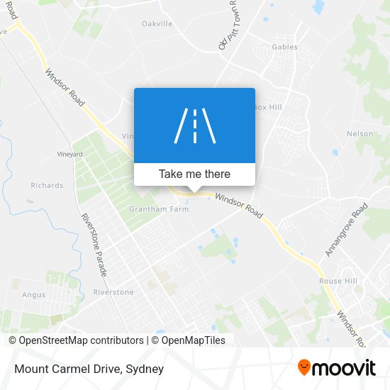 Mount Carmel Drive map