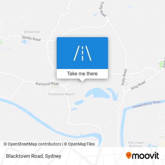 Blacktown Road map