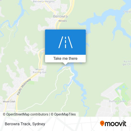 Berowra Track map