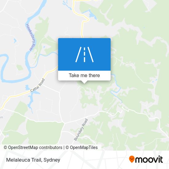 Melaleuca Trail map