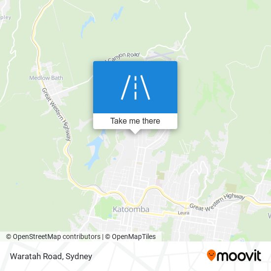 Mapa Waratah Road