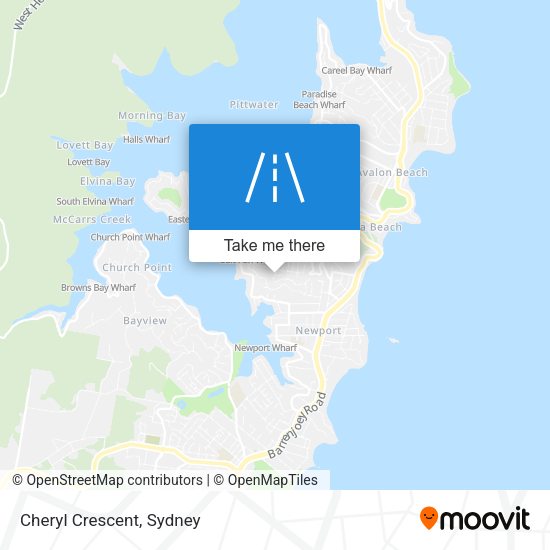 Cheryl Crescent map