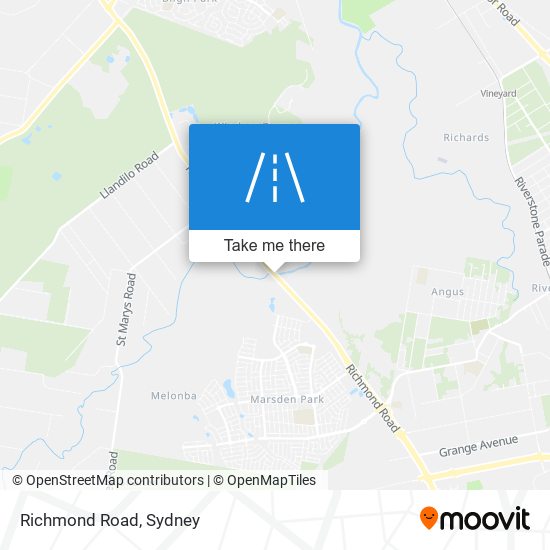Richmond Road map