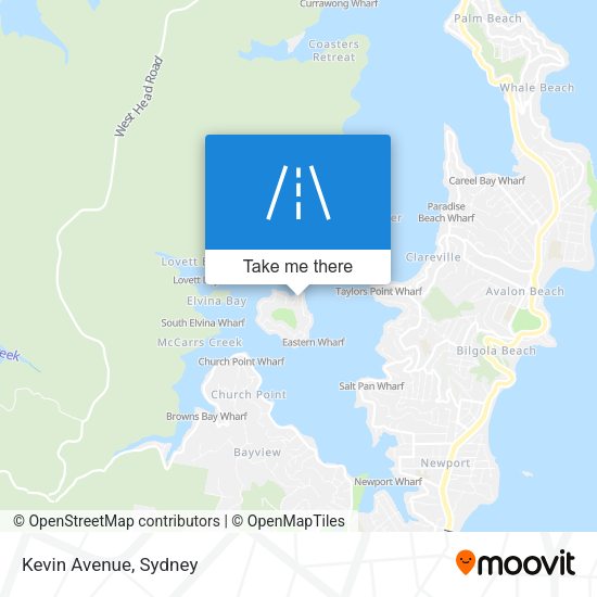 Kevin Avenue map