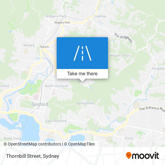 Thornbill Street map