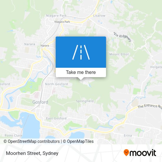 Moorhen Street map