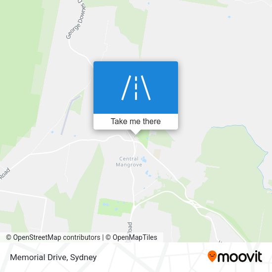 Memorial Drive map