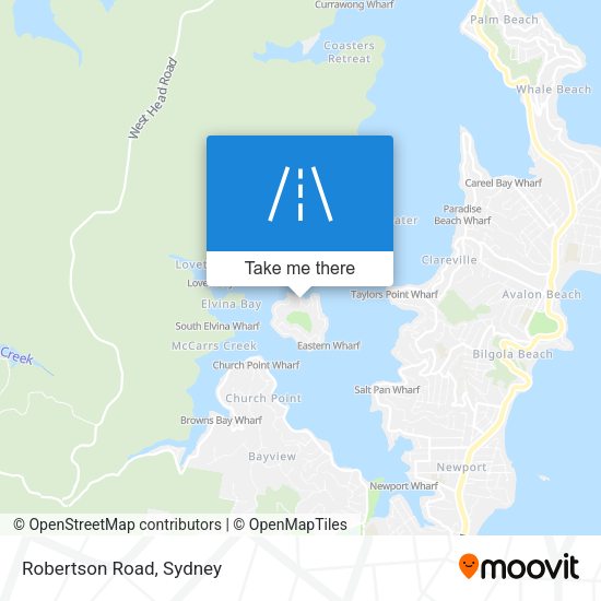 Robertson Road map