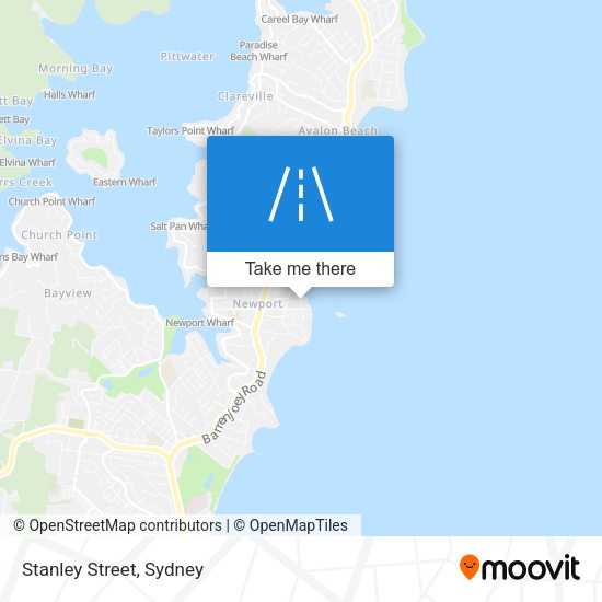 Stanley Street map