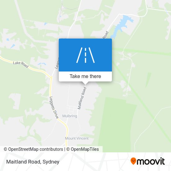 Maitland Road map