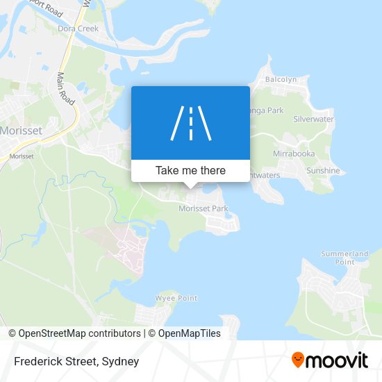 Frederick Street map
