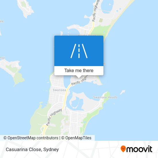 Casuarina Close map