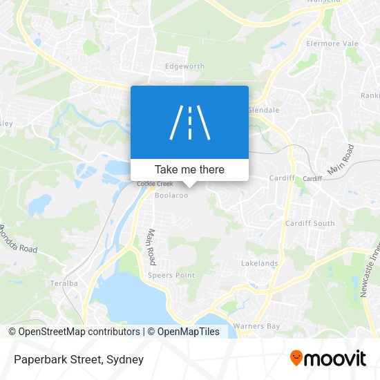 Paperbark Street map