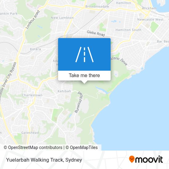 Yuelarbah Walking Track map