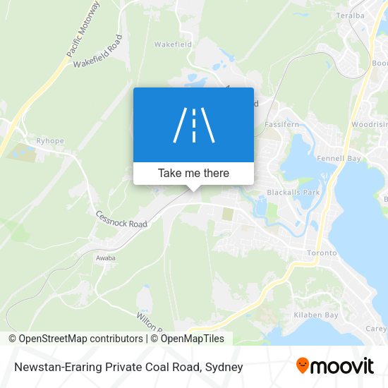 Newstan-Eraring Private Coal Road map