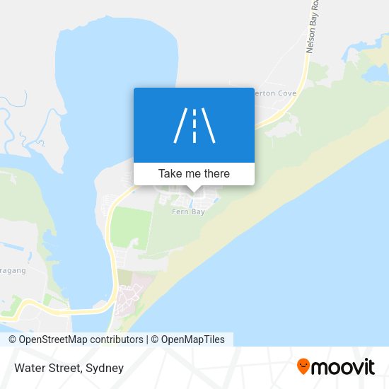 Water Street map