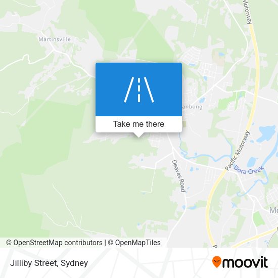 Jilliby Street map
