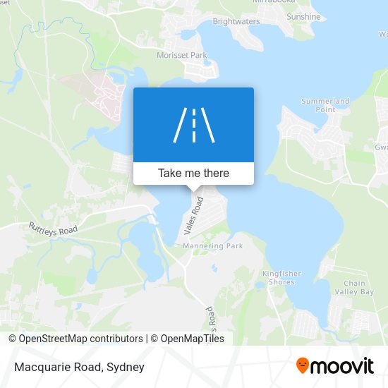 Macquarie Road map