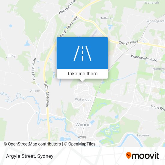 Argyle Street map