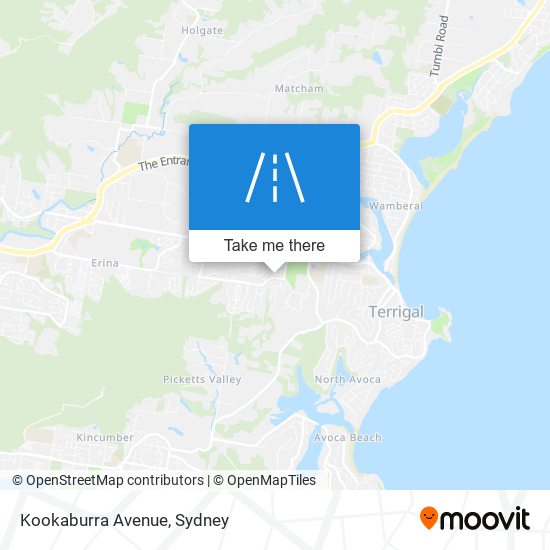 Kookaburra Avenue map