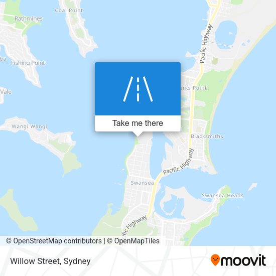 Willow Street map