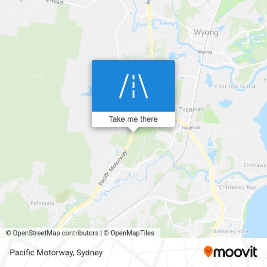 Pacific Motorway map