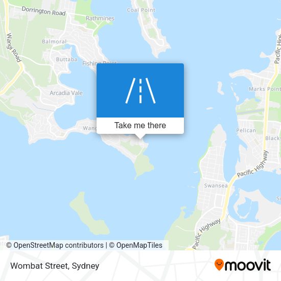 Wombat Street map