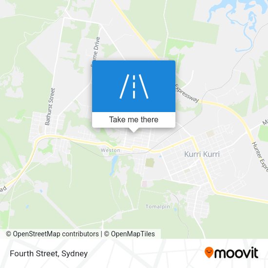 Fourth Street map