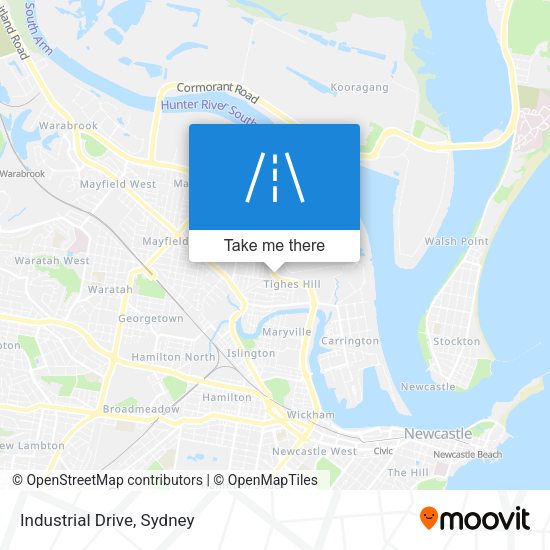 Industrial Drive map