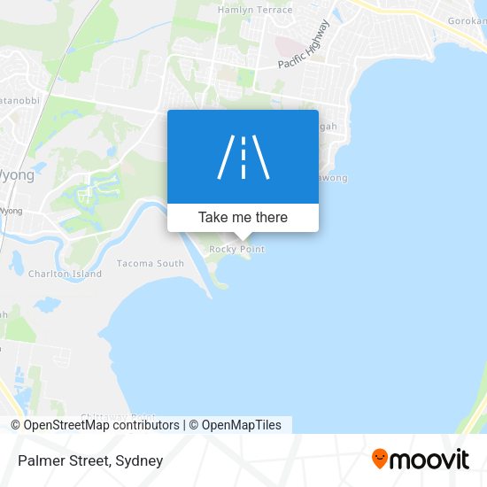 Palmer Street map