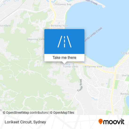 Mapa Lorikeet Circuit