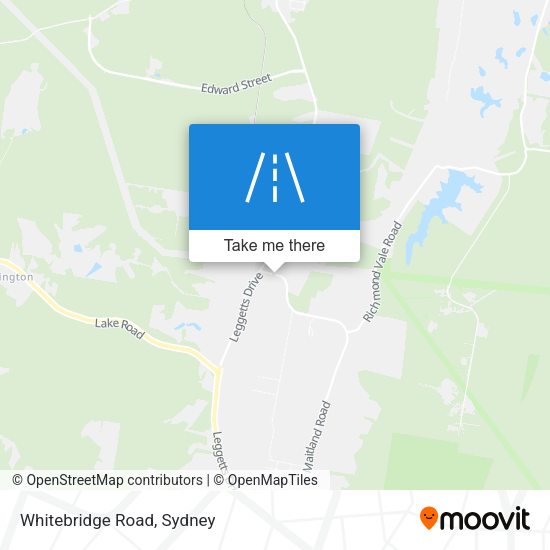 Whitebridge Road map